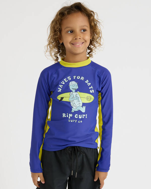 Rip Curl Toddlers' Tube Turtle Long Sleeve Rash Vest for Mens