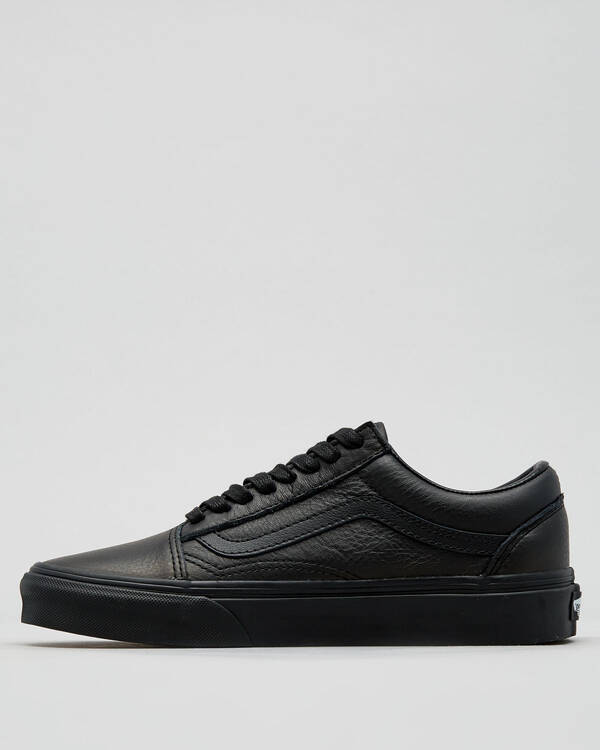 Vans Womens Old Skool Leather Shoes for Womens