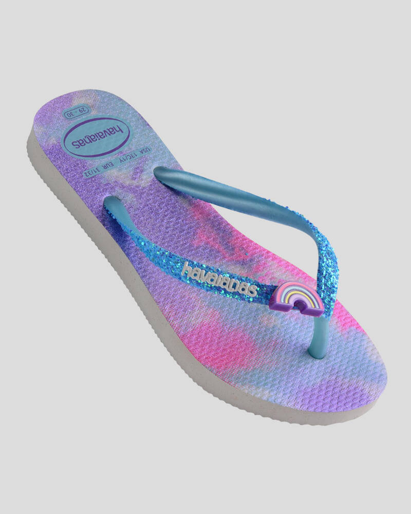 Havaianas Kids' Slim Glitter Thongs for Womens