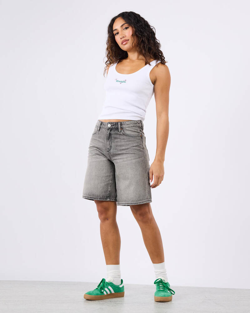 Wrangler Mid Farrah Shorts for Womens