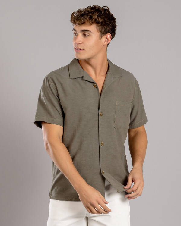 Rhythm Contrast Short Sleeve Shirt for Mens