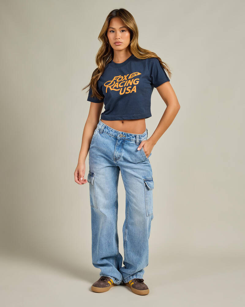 Fox Fox USA Baby Tee for Womens