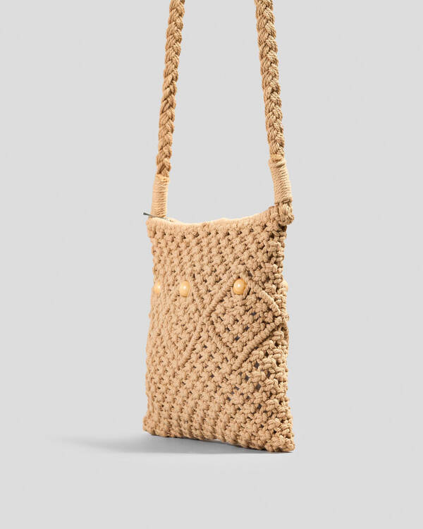 Mooloola Rio Macrame Crossbody Bag for Womens