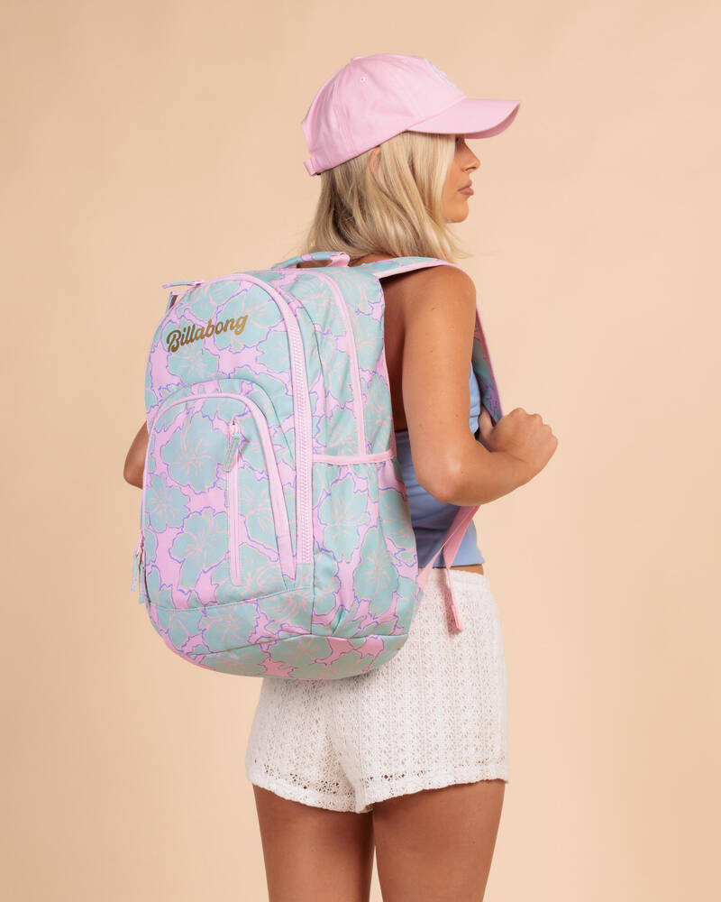Billabong CB Happy Hibiscus Roadie Backpack for Womens