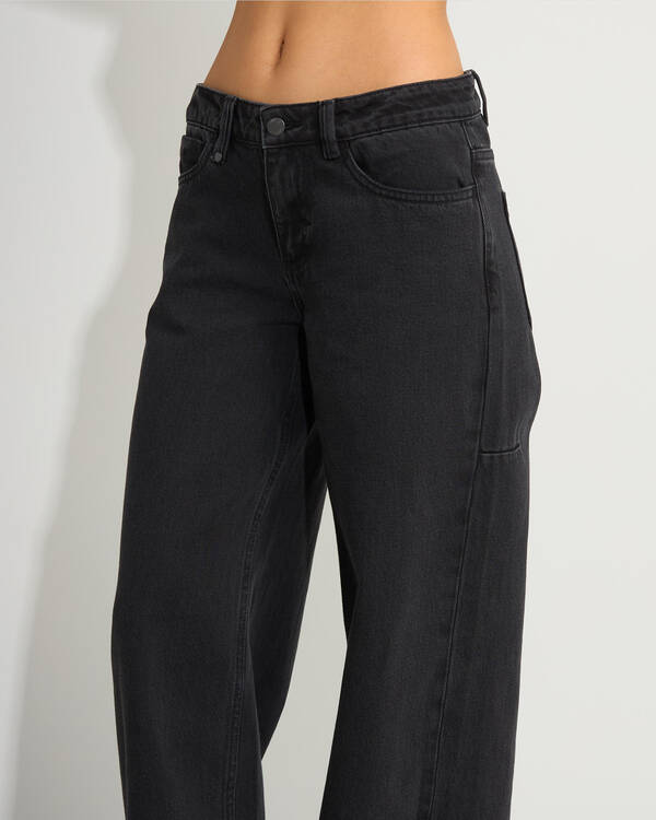 Thrills Hunter Low Rise Wide Jeans for Womens