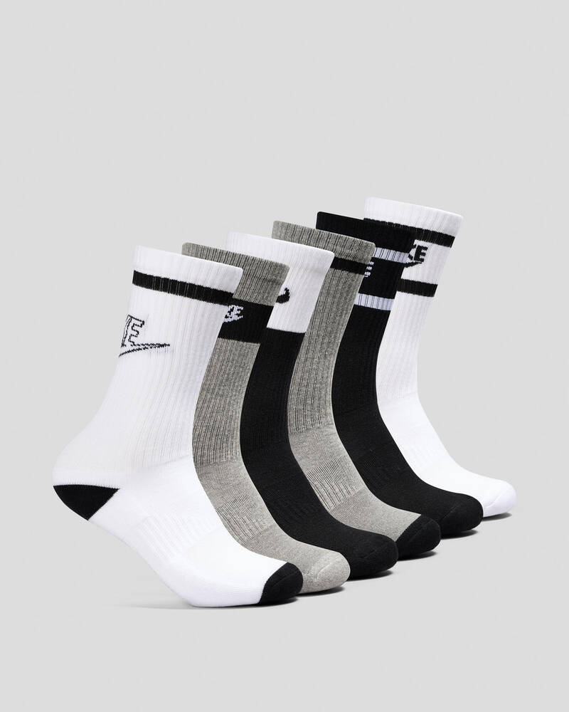 Nike Boys' Everyday Crew Socks 6 Pack for Mens