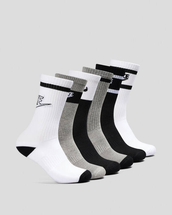 Nike Boys' Everyday Crew Socks 6 Pack for Mens