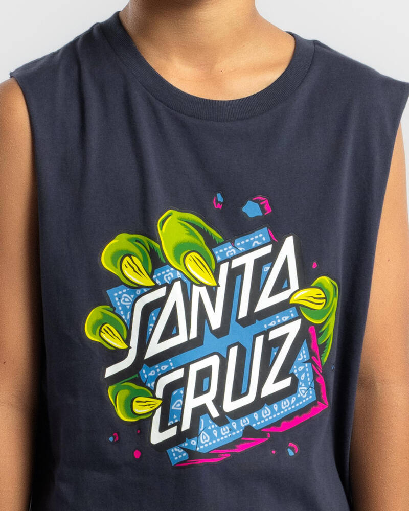 Santa Cruz Boys' Johnson Beast Dot Stack Muscle Tank for Mens