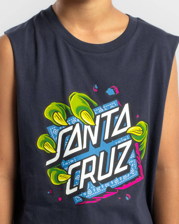 Santa Cruz Boys' Johnson Beast Dot Stack Muscle Tank for Mens