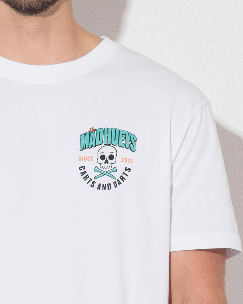 The Mad Hueys Carts And Darts T-Shirt for Mens