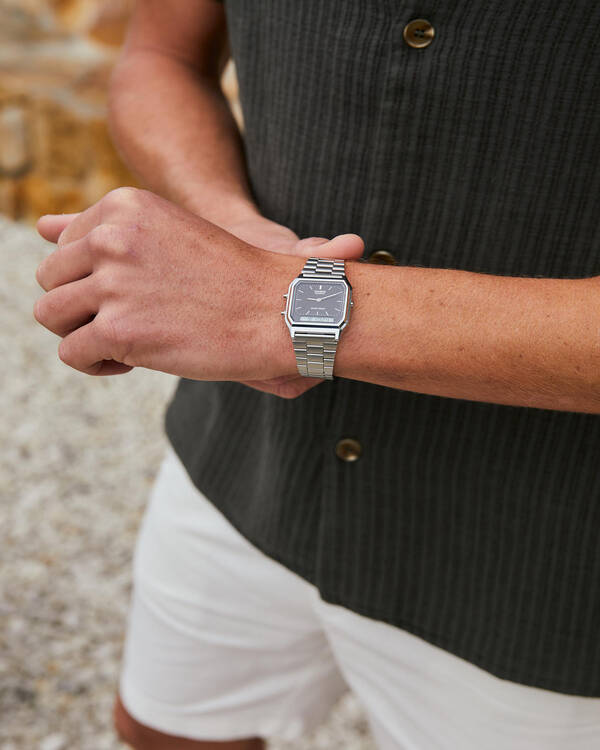 Casio AQ230A-1DS Classic Duo Time Watch for Mens