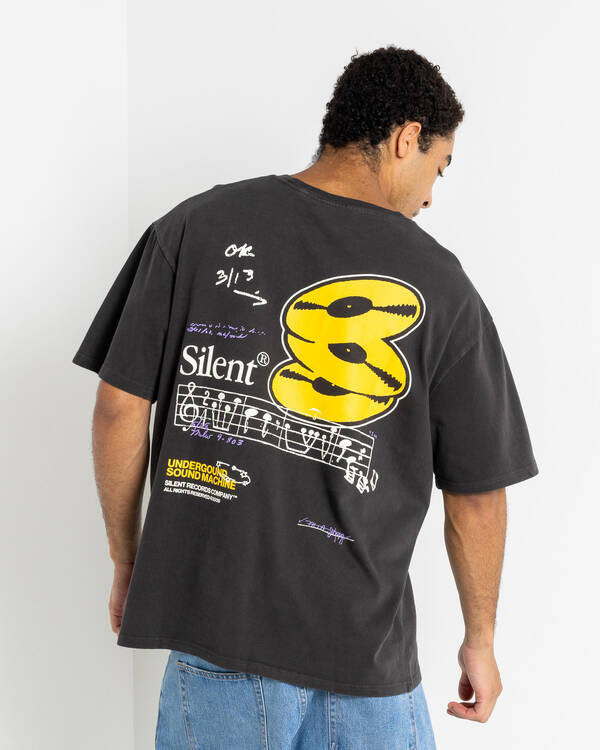 Silent Theory Records T-Shirt for Mens