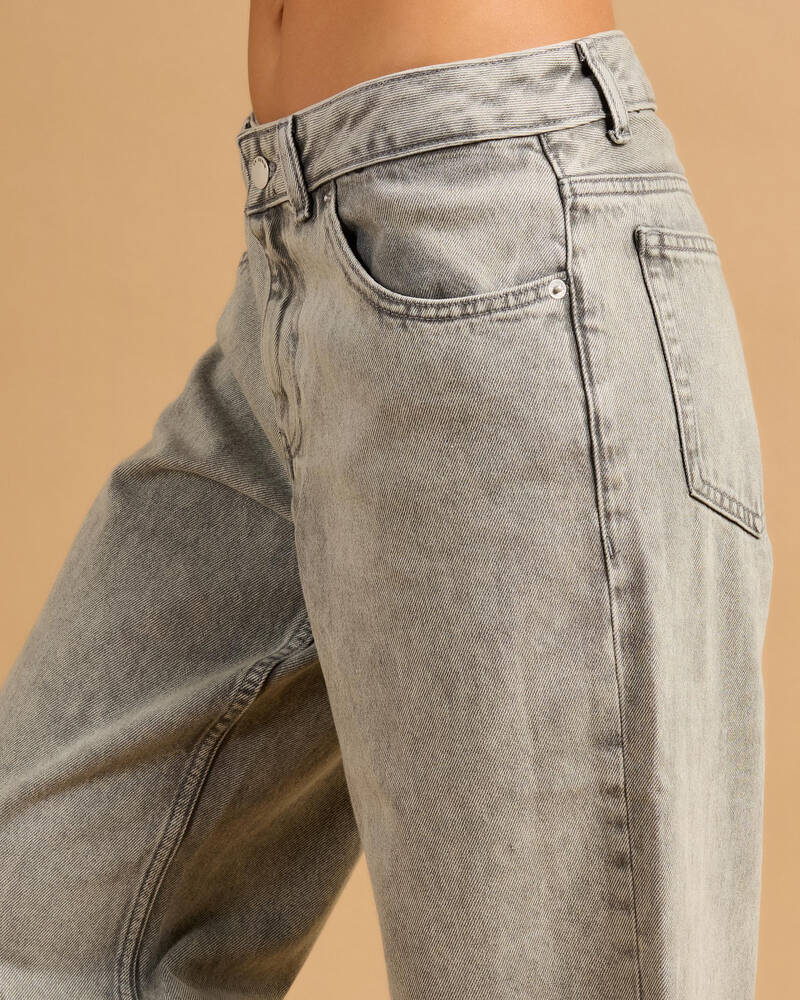 Dr Denim Rhue Low Wide Jeans for Womens