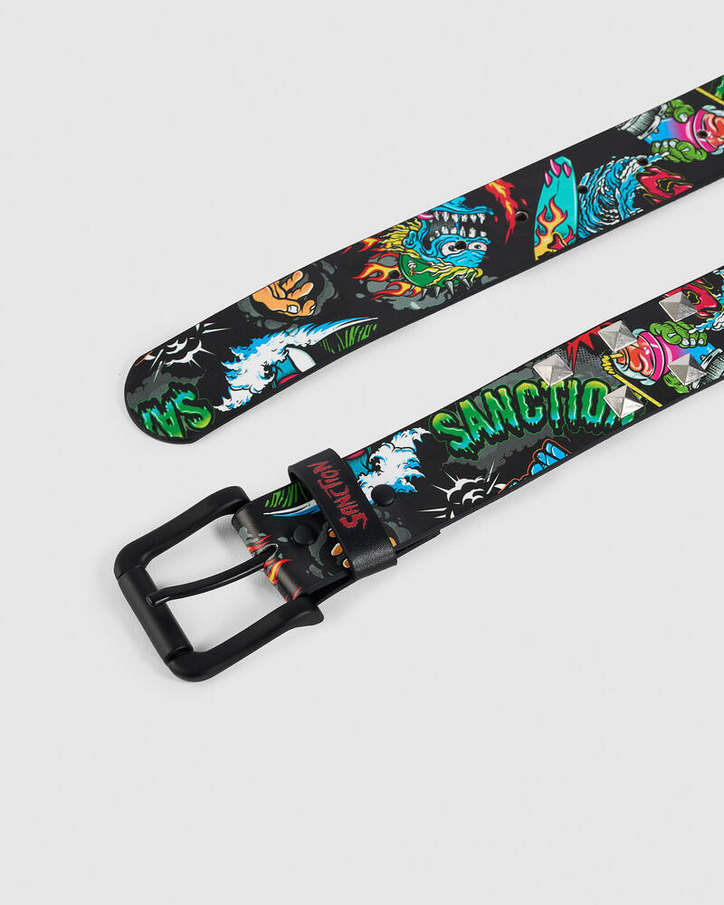 Sanction Boys' Monstrous Studded PU Belt for Mens