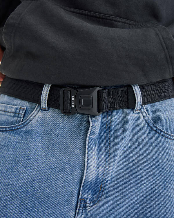 Lucid Seatbelt Buckle Web Belt for Mens
