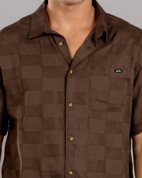 Billabong Sundays Jacquard Short Sleeve Shirt for Mens