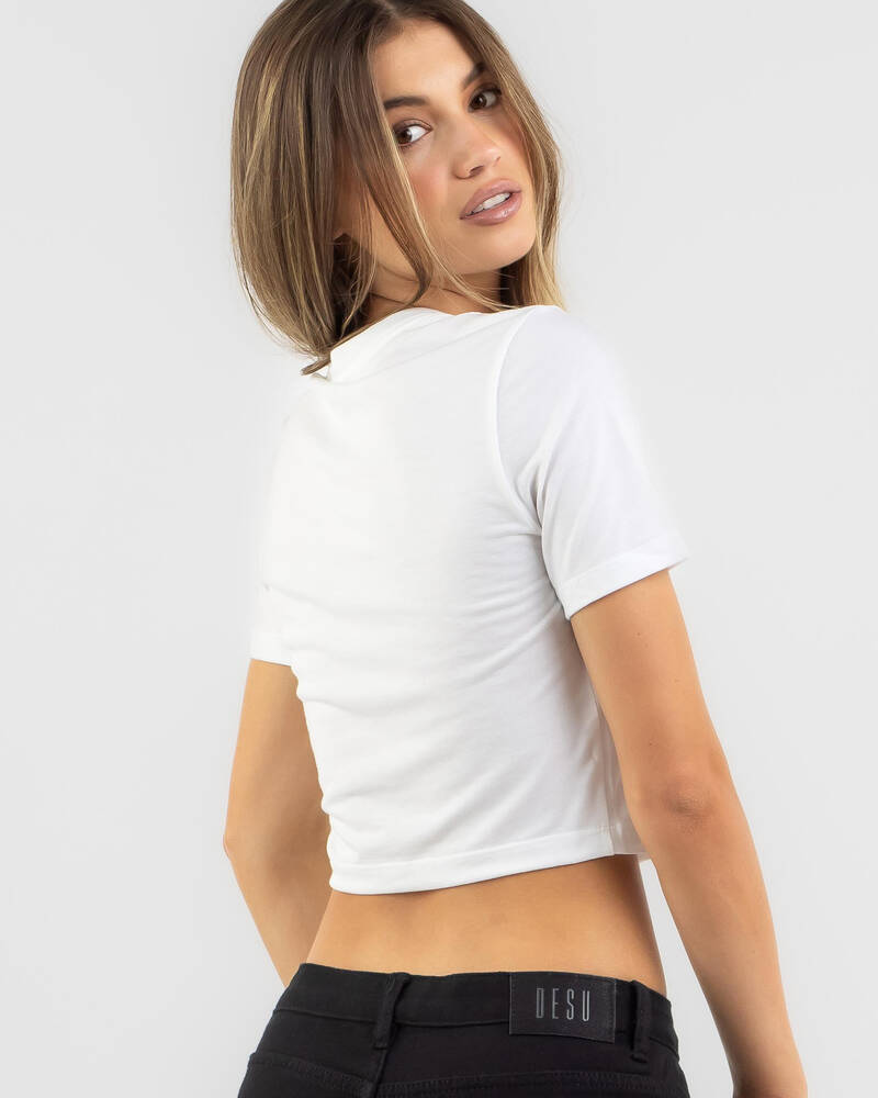 Nike Essential Slim Cropped T-Shirt for Womens