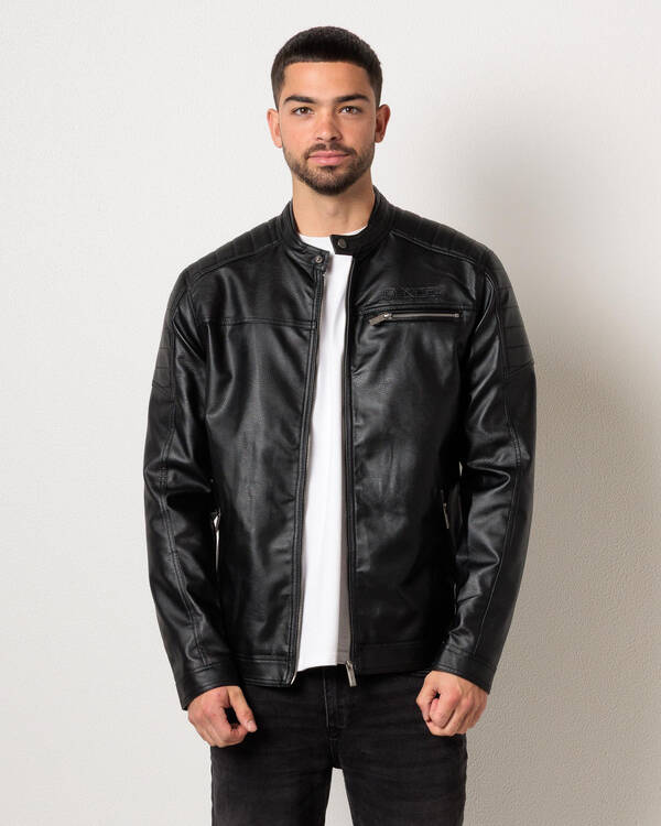 Dexter Midnight Rider Faux Leather Jacket for Mens