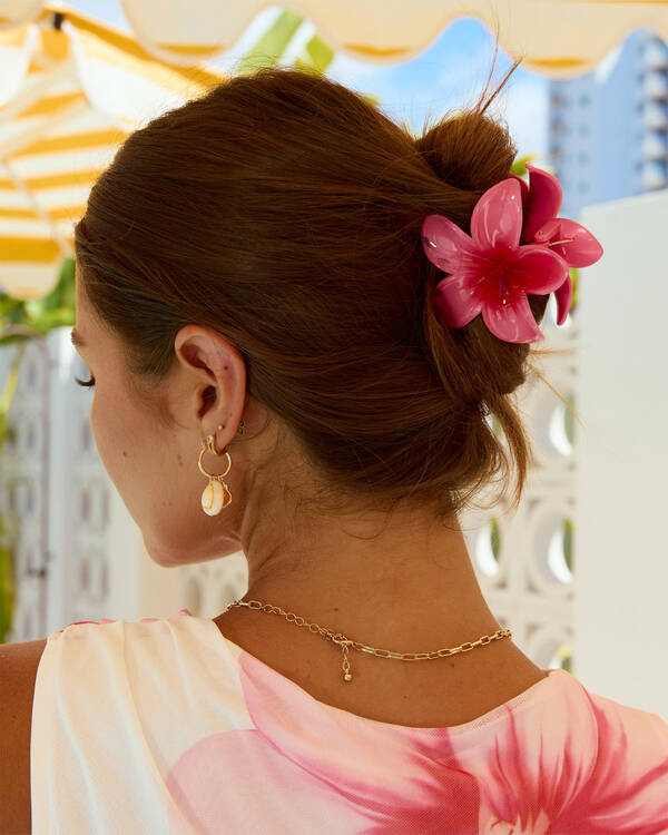 Karyn In LA Frangipani Hair Claw Clip for Womens