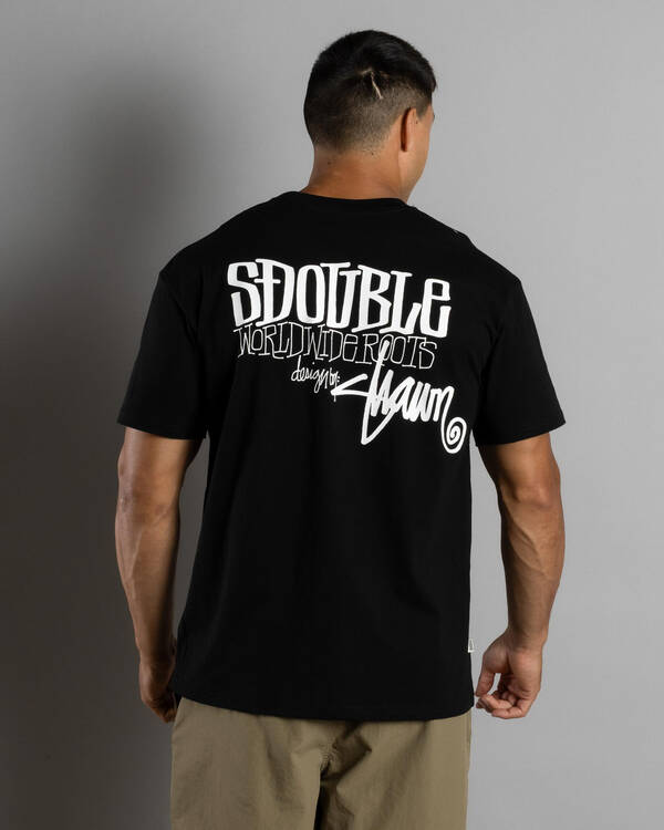 S-Double World Wide Roots T-Shirt for Mens