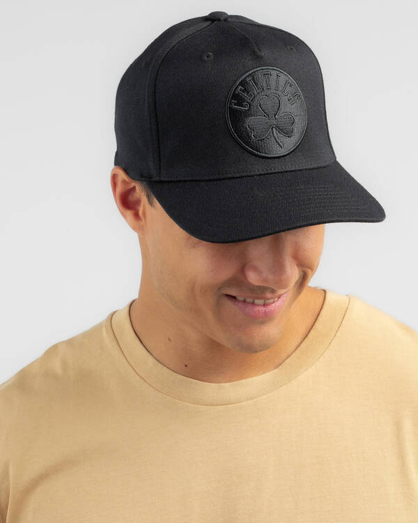 Mitchell & Ness Boston Celtics Team Logo Snapback Cap for Mens