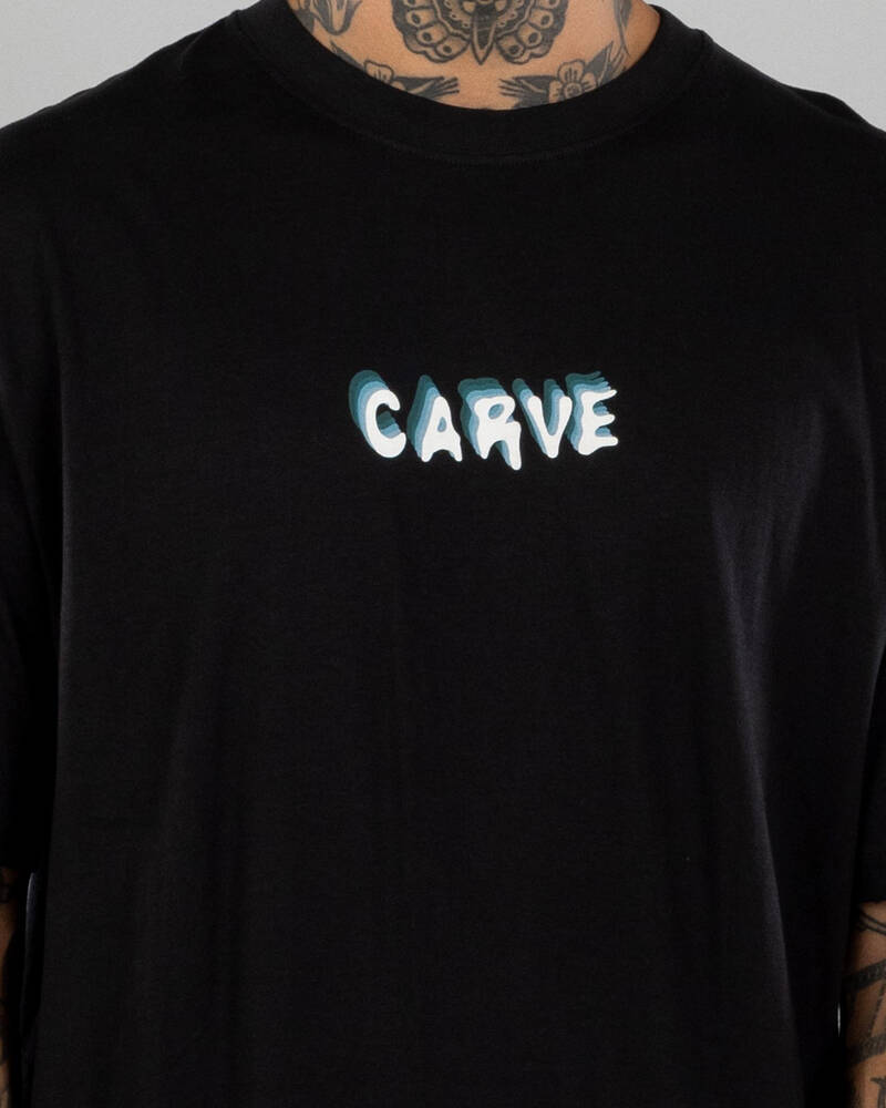 Carve Waves T-Shirt for Mens