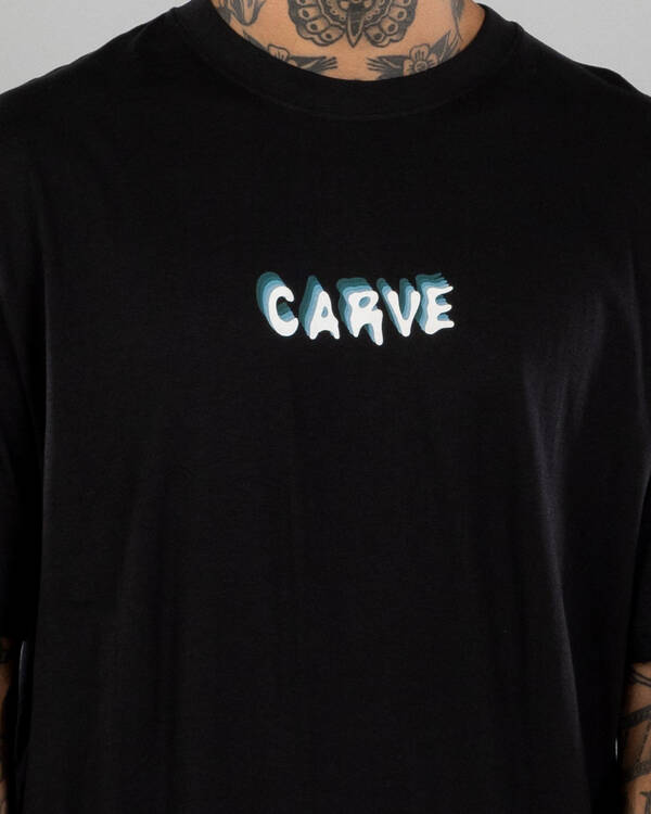 Carve Waves T-Shirt for Mens