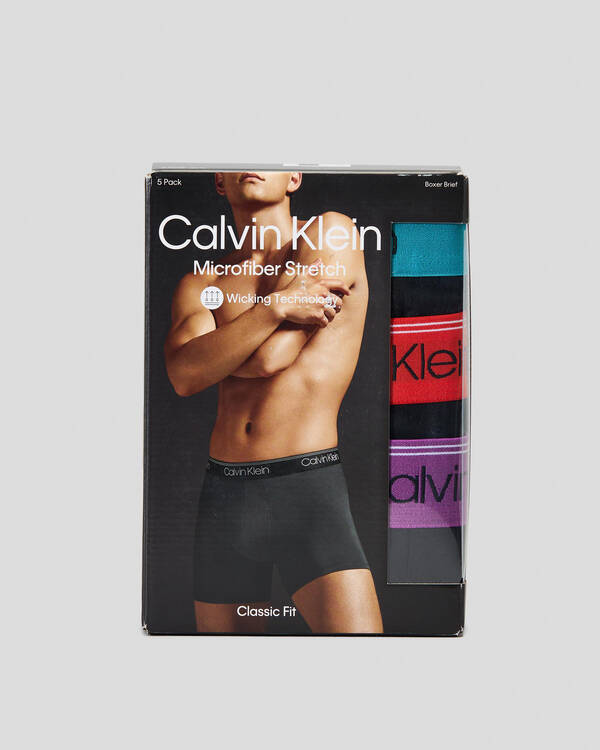 Calvin Klein Cotton Stretch Boxer Briefs 5 Pack for Mens
