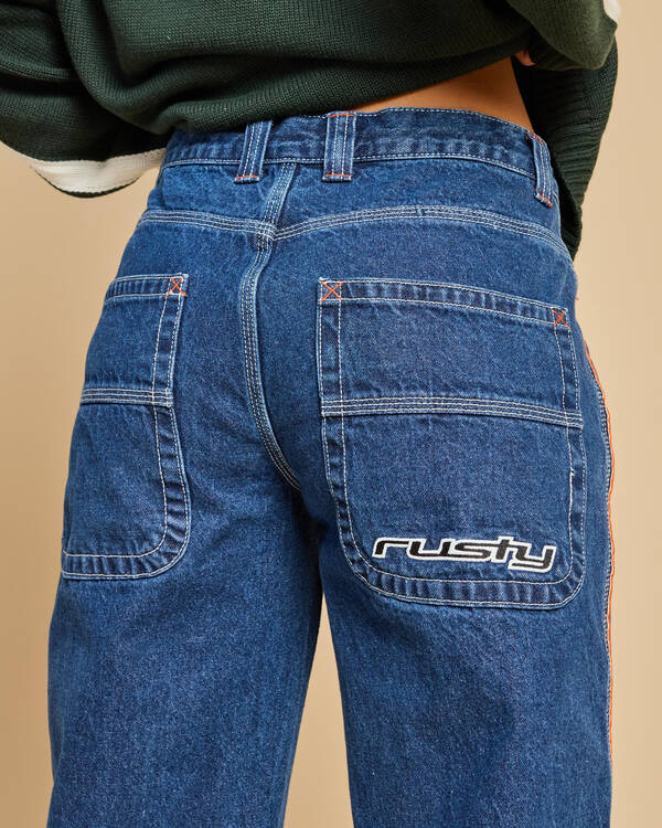 Rusty Flip Mommy Jeans for Womens