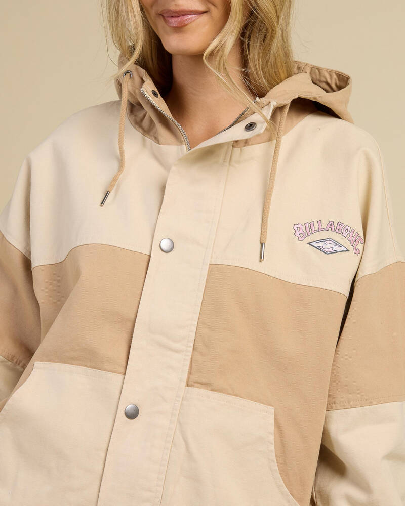 Billabong Work It Out Hooded Jacket for Womens