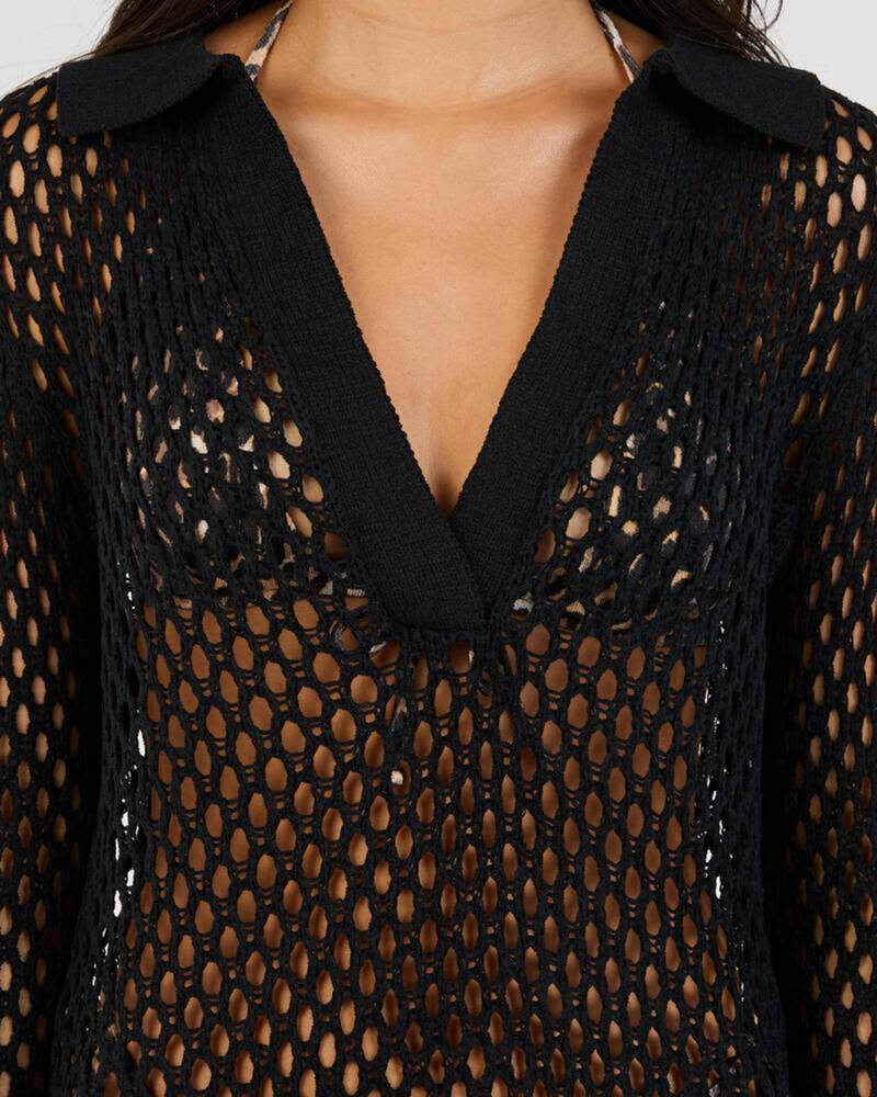 Topanga Tullum Crochet Cover Up for Womens