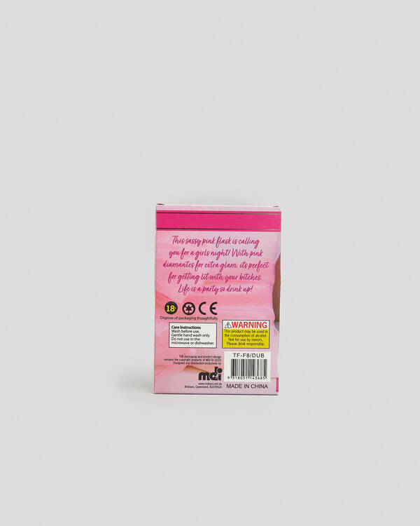 Get It Now Drink up B*tches Metal Flask for Womens
