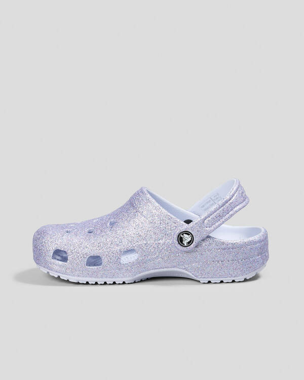Crocs Kids Glitter Clogs for Unisex
