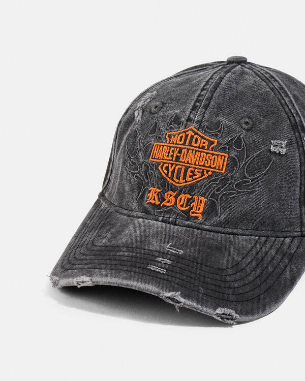 Kiss Chacey Harley-Davidson Knock Dad Cap for Mens