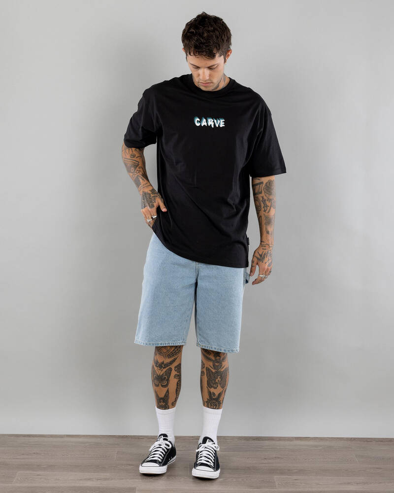 Carve Waves T-Shirt for Mens