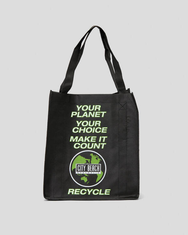 City Beach One Planet Shopping Bag for Mens