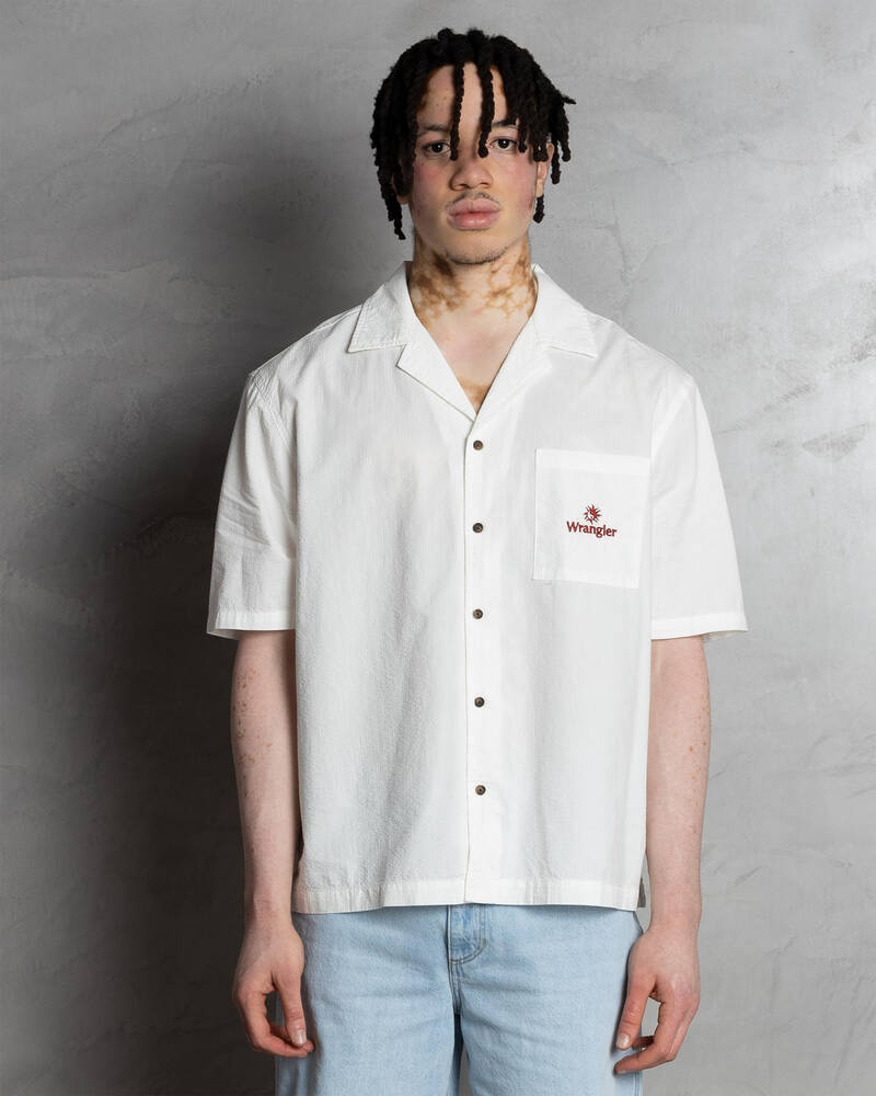 Wrangler Box Resort Short Sleeve Shirt for Mens