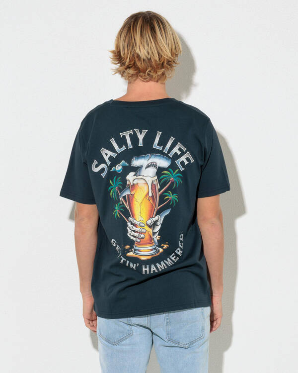 Salty Life Gettin' Hammered T-Shirt for Mens