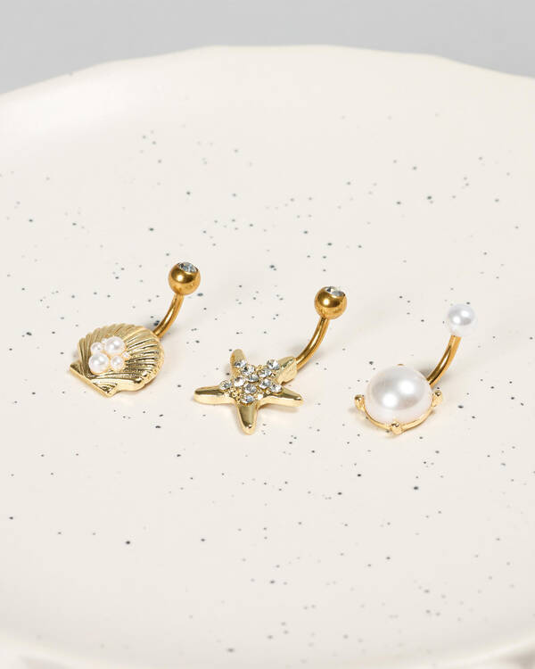 Karyn In LA Lucy Belly Ring Pack for Womens