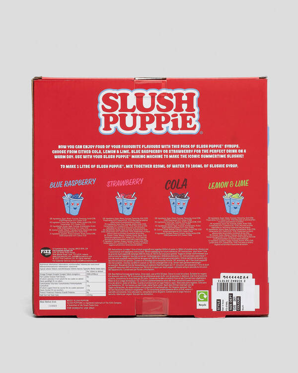 Get It Now Slush Puppie 4 Flavour Pack for Unisex