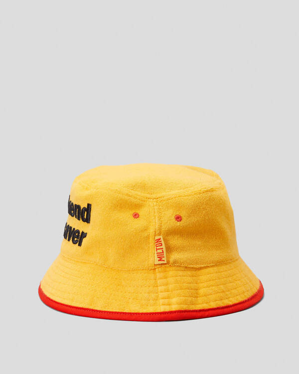 Milton Mango Weekend Lifesaver Terry Towelling Bucket Hat for Mens