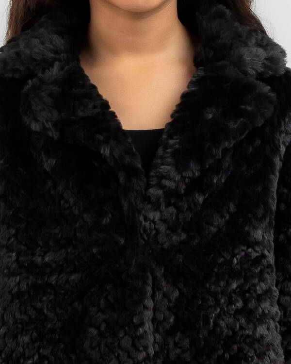 Mooloola Girls' Bradshaw Faux Fur Jacket for Womens