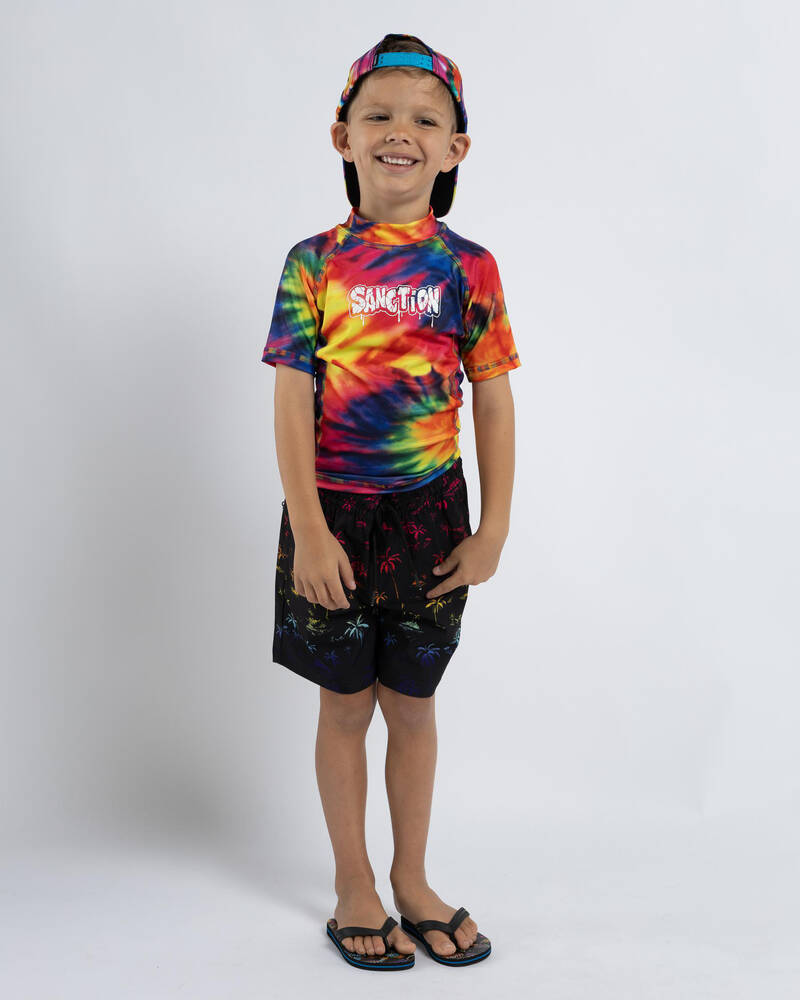 Sanction Toddlers' Loud Short Sleeve Rash Vest for Mens
