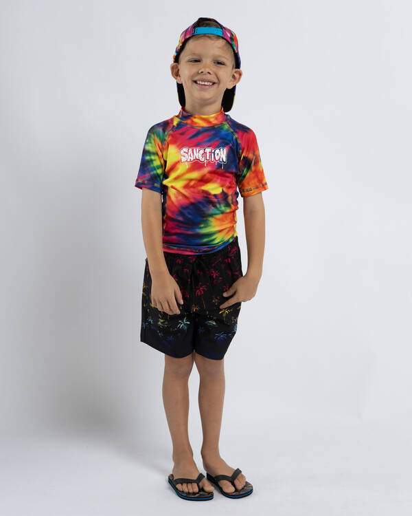 Sanction Toddlers' Loud Short Sleeve Rash Vest for Mens