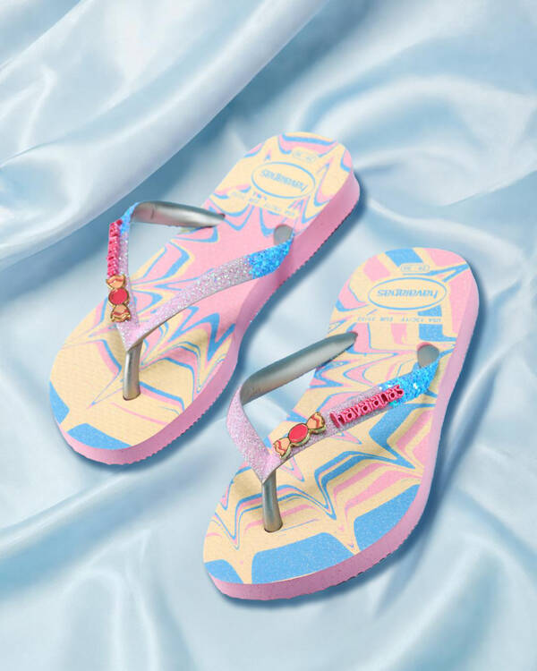 Kids' Slim Glitter Thongs