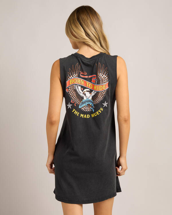 The Mad Hueys Born To Ride Muscle Dress for Womens