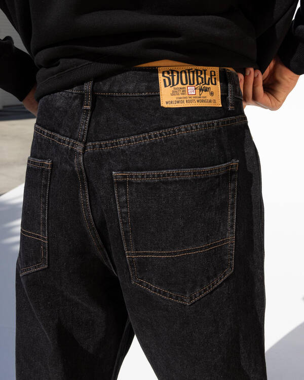 S-Double Denim Standard Jeans for Mens