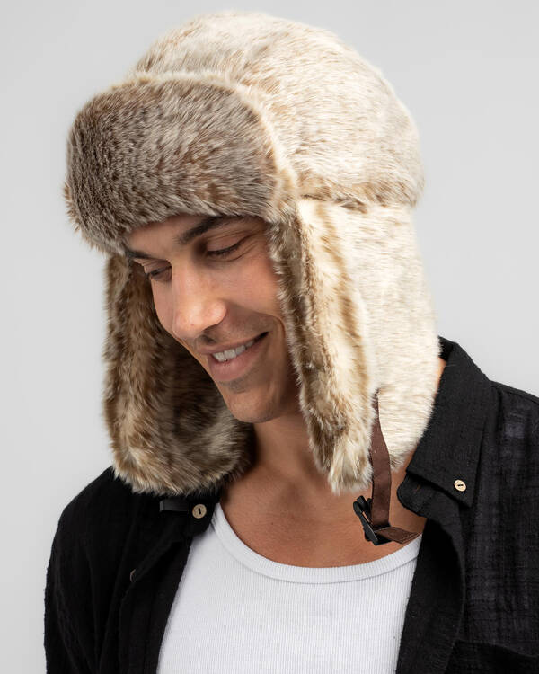 Miscellaneous Cosy Fur Trapper Hat for Mens