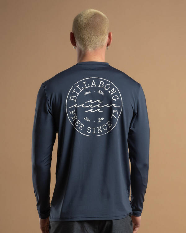 Billabong Big Wave Daz Long Sleeve Rash Vest for Mens