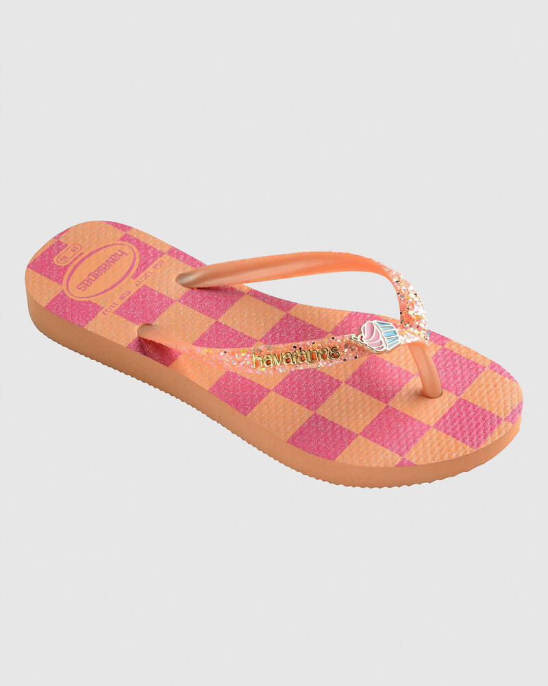 Havaianas Kids' Slim Glitter Thongs for Womens